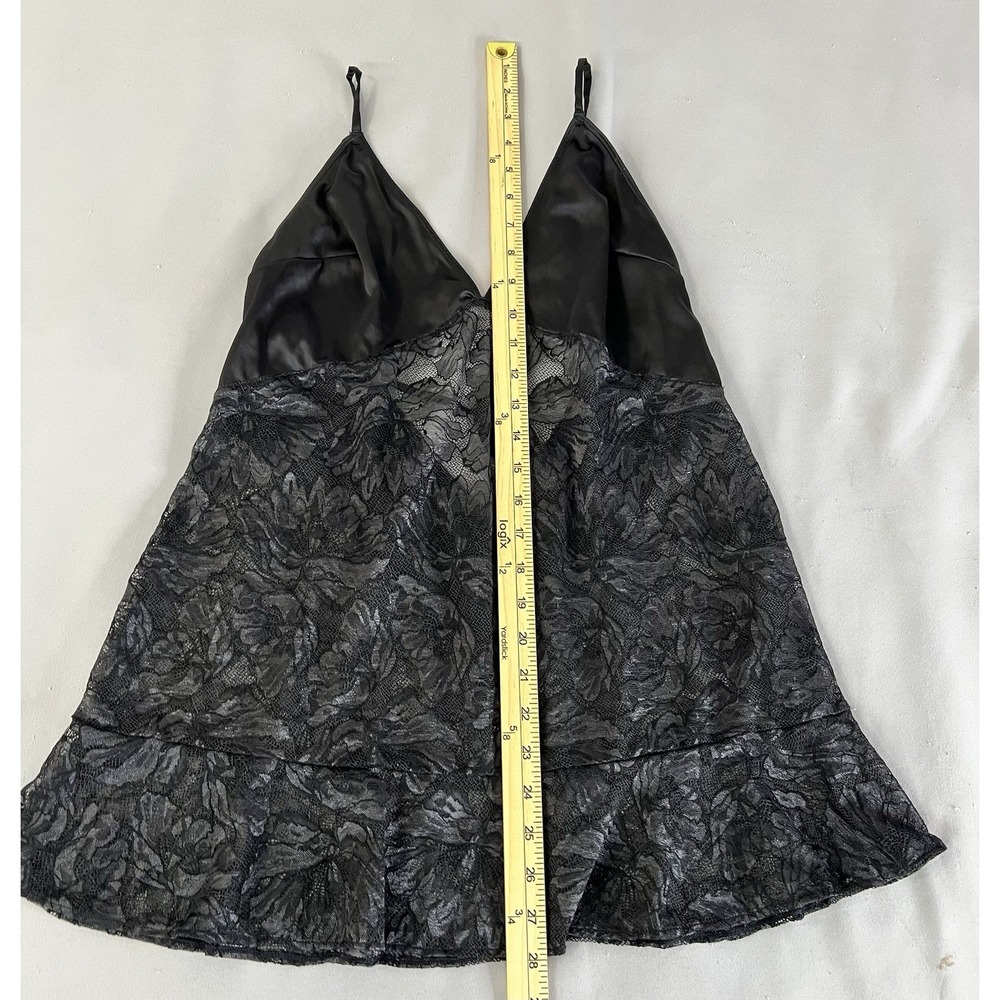 Auden Sexy Baby Doll‎ Black Lace Negligee  Size Medium - Picture 6 of 11